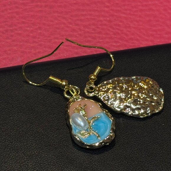 Made to order Flower Earrings Garden Flower Earrings - Picture 2 of 3